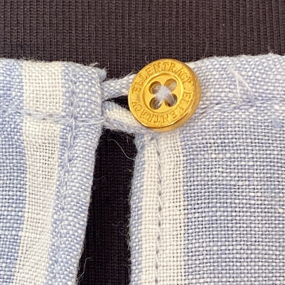 Ellen Tracy women’s 100% linen, stripes, sleeveless tank top! Summer vibes! Med. - Picture 7 of 17